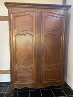Handgemaakte grote houten Vestiaire kast, Huis en Inrichting, Ophalen, Gebruikt