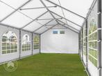 Tente de fête 4x8 m, PE 550, avec cadre de sol, blanche, Jardin & Terrasse, Tonnelles, Tente de réception, Enlèvement, Utilisé
