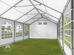 Tente de fête 4x8 m, PE 550, avec cadre de sol, blanche, Jardin & Terrasse, Tonnelles, Tente de réception, Enlèvement, Utilisé