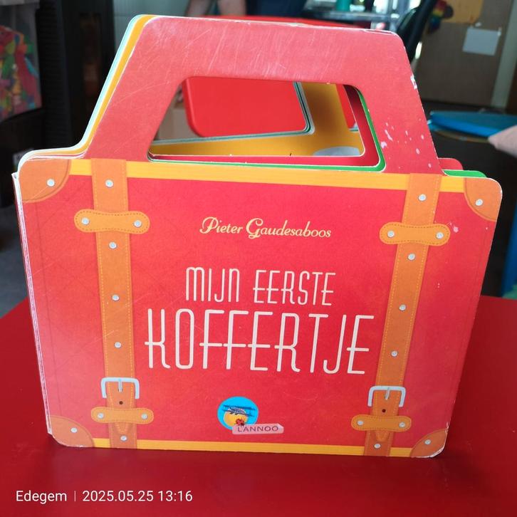 Pieter Gaudesaboos - Mijn eerste koffertje, Boeken, Kinderboeken | Baby's en Peuters, Zo goed als nieuw, Ophalen