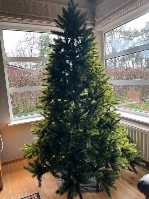 Mooie kunst kerstboom 230cm, Diversen, Kerst, Zo goed als nieuw, Ophalen