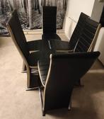 je peux vendre séparément la table blanche ou 6 chaises, Maison & Meubles, Enlèvement, Utilisé