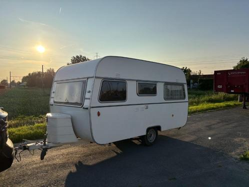 De Reu Caravan met grote voortent - Rijklaar!, Caravans en Kamperen, Caravans, Particulier, tot en met 4, 750 - 1000 kg, Standaardzit