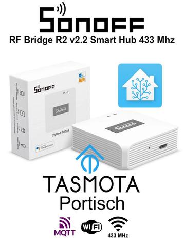Sonoff RF Bridge R2 WiFi 433MHz Tasmota Home Assistant MQTT disponible aux enchères