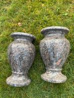 Granieten vazen, Tuin en Terras, Ophalen, Zo goed als nieuw