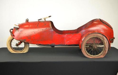 Antieke 3-wieler Trapauto Racer - piece Unique !, Antiek en Kunst, Antiek | Speelgoed, Ophalen