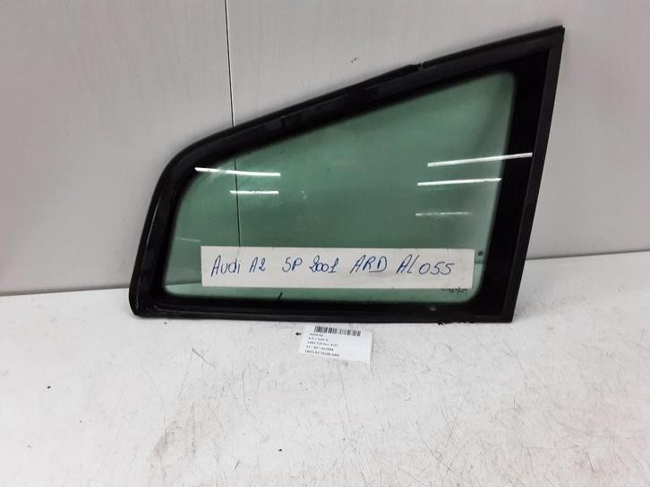 PORTIERRUIT RECHTS ACHTER Audi A2 (8Z0) (01-2000/07-2005), Auto-onderdelen, Ruiten en Toebehoren, Audi, Gebruikt