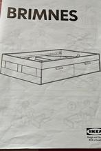 Bed met lades, Huis en Inrichting, Slaapkamer | Bedden, Ophalen, Gebruikt, Wit, Tweepersoons