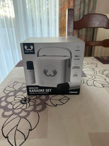 Karaoke set fresh and rebel nieuw beschikbaar voor biedingen