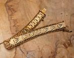 Vergulde gouden Vintage Armband, Ophalen of Verzenden, Zo goed als nieuw