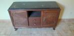 Een volledige eiken commode met een marmer blad erop, Huis en Inrichting, Ophalen, Gebruikt, Eikenhout, Met deur(en)