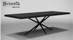 Zwarte tafel Bruuts (Nieuw), Huis en Inrichting, Tafels | Sidetables, Ophalen, Zo goed als nieuw