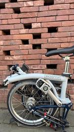Brompton M6L verlichting usb 6 versnellingen grijsblauw, Ophalen, Brompton, 14 tot 16 inch, Versnellingen