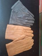 2 paar lederen handschoenen, Kleding | Heren, Mutsen, Sjaals en Handschoenen, Handschoenen, Ophalen of Verzenden, Zo goed als nieuw