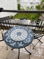 Bistro tafel met 2 stoelen, Jardin & Terrasse, Ensembles de jardin, Utilisé, Enlèvement ou Envoi