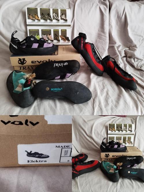 ✓Set van 3 paar klimschoenen/2 x EVOLV/1 x MAMMUT, Sport en Fitness, Klimsport, Nieuw, Klimsportschoenen, Ophalen