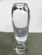 Johansfors Zweeds art glas, geëtste kristallen vaas van '70., Antiek en Kunst, Ophalen of Verzenden