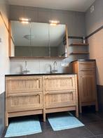 Eiken Badkamermeubel F&F (nu Oak4u) – incl. Duravit & Grohe, Huis en Inrichting, Ophalen, Gebruikt, 100 tot 150 cm, Minder dan 100 cm