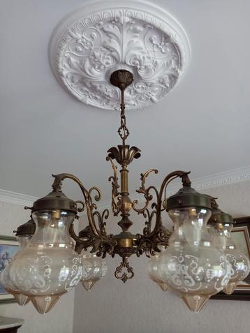 Prachtige kroonluchter, Huis en Inrichting, Lampen | Kroonluchters, Ophalen, Gebruikt