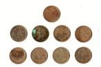 Lot 9 munten / Belgisch Congo / 50 Centiemen / 1925 - 1929, Postzegels en Munten, Verzenden, Overig, Losse munt
