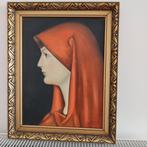 Schilderij -De Heilige Fabiola - replica Jean Jacques Henner, Antiek en Kunst, Ophalen of Verzenden