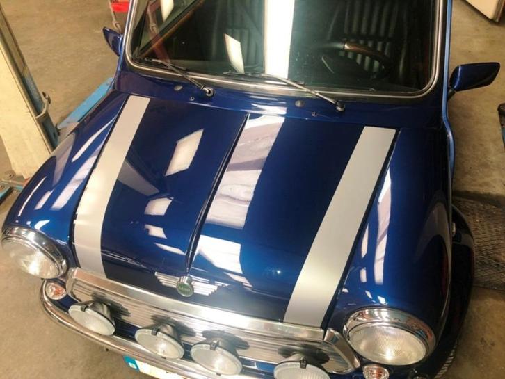 Bonnet stripes zilver Classic Mini Cooper., Auto-onderdelen, Overige Auto-onderdelen, Mini, Oldtimer onderdelen, Rover, Austin