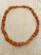 amberkleurige halsketting, Handtassen en Accessoires, Kettingen, Ophalen of Verzenden, Gebruikt