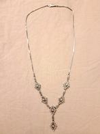 Chaîne or blanc 18k rodiée et polie fermoir clips et crochet, Bijoux, Sacs & Beauté, Colliers, Enlèvement ou Envoi, Blanc, Or