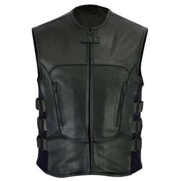 Kutte Moto Cuir Gilet Biker NEUF beschikbaar voor biedingen