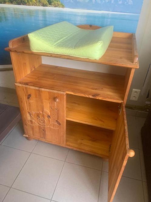 Babykamer uit massief zachthout, 3-delig, Kinderen en Baby's, Kinderkamer | Commodes en Kasten, Gebruikt, Commode, Ophalen