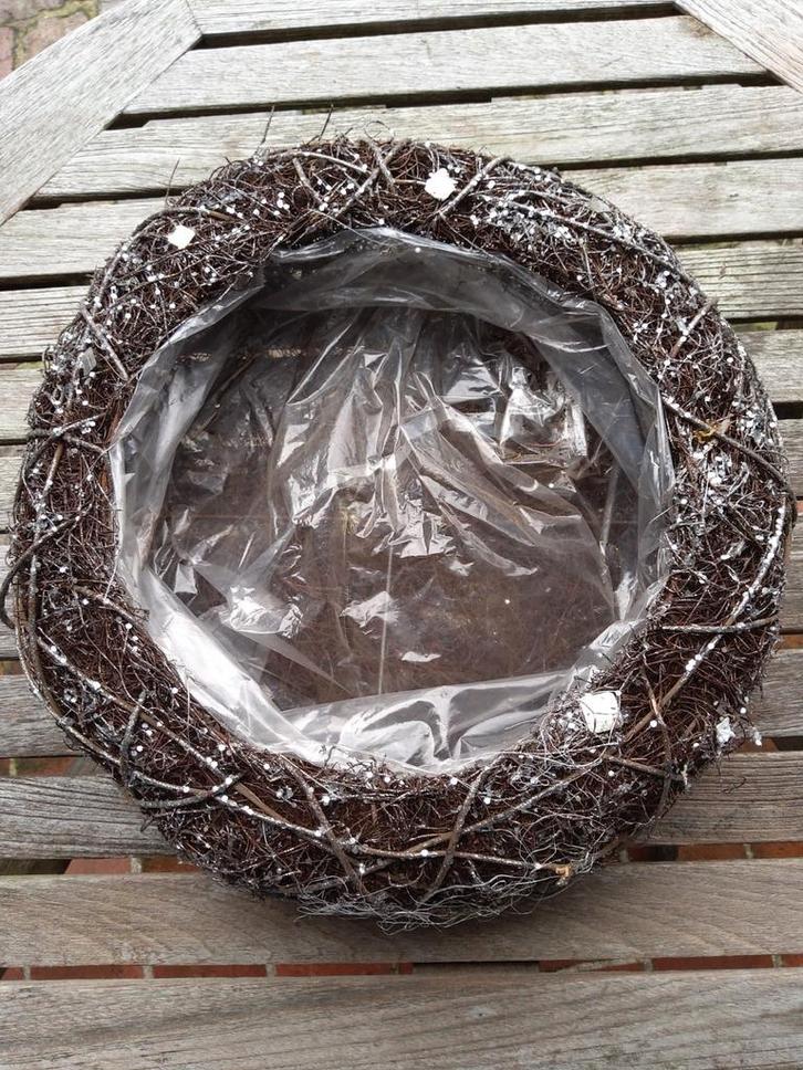 Kerstkrans. Liggend. Om op te vullen., Huis en Inrichting, Woonaccessoires | Kransen, Ophalen of Verzenden