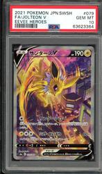 Jolteon V [Art complet] PSA 10 - 79/69 - Héros d'Évoli japon, Enlèvement ou Envoi, Comme neuf, Cartes en vrac