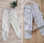 2 beige broeken - maat S, Enlèvement ou Envoi, Taille 36 (S), Beige