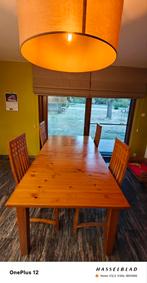 Te koop tafel met 4 stoelen nieuwstaat!, Ophalen, Zo goed als nieuw, 4 tot 6 stoelen