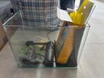 Aquarium 30l inclusief filter, decoratie en bodemreiniger, Dieren en Toebehoren, Ophalen, Gebruikt, Leeg aquarium