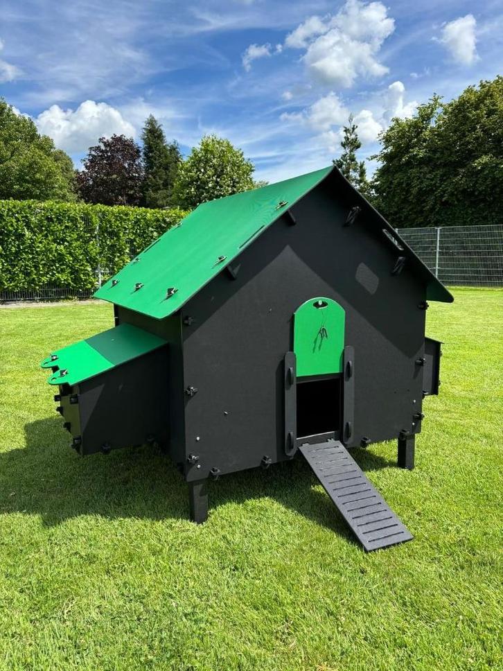 Kunststof Kippenhok Pluverdi BRUSSELS SUPERACTIE 12-24 kip, Dieren en Toebehoren, Pluimvee | Toebehoren, Nieuw, Kippenhok of Kippenren