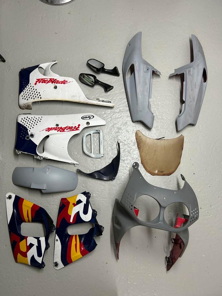 Originele kuipdelen Honda Fireblade CBR900rr SC28 1992 ABS, Motoren, Onderdelen | Honda, Gebruikt, Ophalen