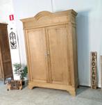 Armoire française ancienne BLANK en chêne H 225 L 155 P 60, Maison & Meubles, Armoires | Penderies & Garde-robes, Avec espace de penderie