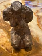 Bronzen beeld “Vrouwelijk torso” – vintage kunstobject, Ophalen of Verzenden, Zo goed als nieuw