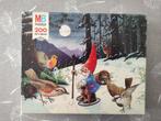 twee puzzels kabouters vintage, Ophalen of Verzenden, Meer dan 50 stukjes, Gebruikt