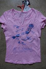 CKS : Nieuw met etiket roze t-shirt met glitter , maat 152, Fille, CKS, Chemise ou À manches longues, Enlèvement ou Envoi