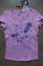 CKS : Nieuw met etiket roze t-shirt met glitter , maat 152, Nieuw, Meisje, CKS, Ophalen of Verzenden