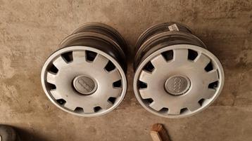Stalen velgen met deksels voor vw audi seat skoda 5x112 beschikbaar voor biedingen