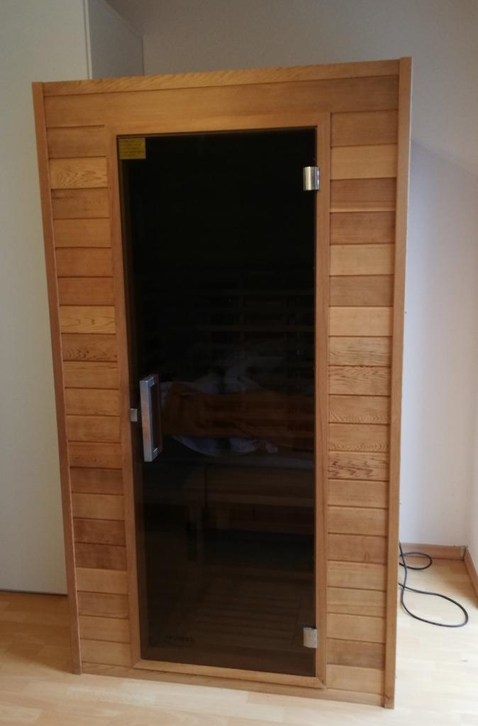 infrarood sauna 2 personen, Sport en Fitness, Sauna, Zo goed als nieuw, Complete sauna, Infrarood, Ophalen