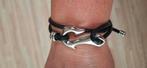 Lederen armband met motief, nieuw, Ophalen of Verzenden, Nieuw