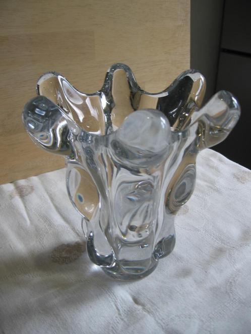 Vase cristal Vannes évasé 6 branches, Antiquités & Art, Antiquités | Vases, Enlèvement ou Envoi