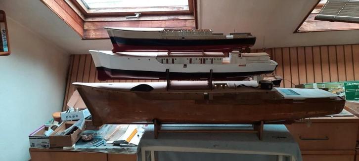 trois maquette la calypso  94/120/170 cm, Hobby en Vrije tijd, Modelbouw | Boten en Schepen, Zo goed als nieuw, Ophalen