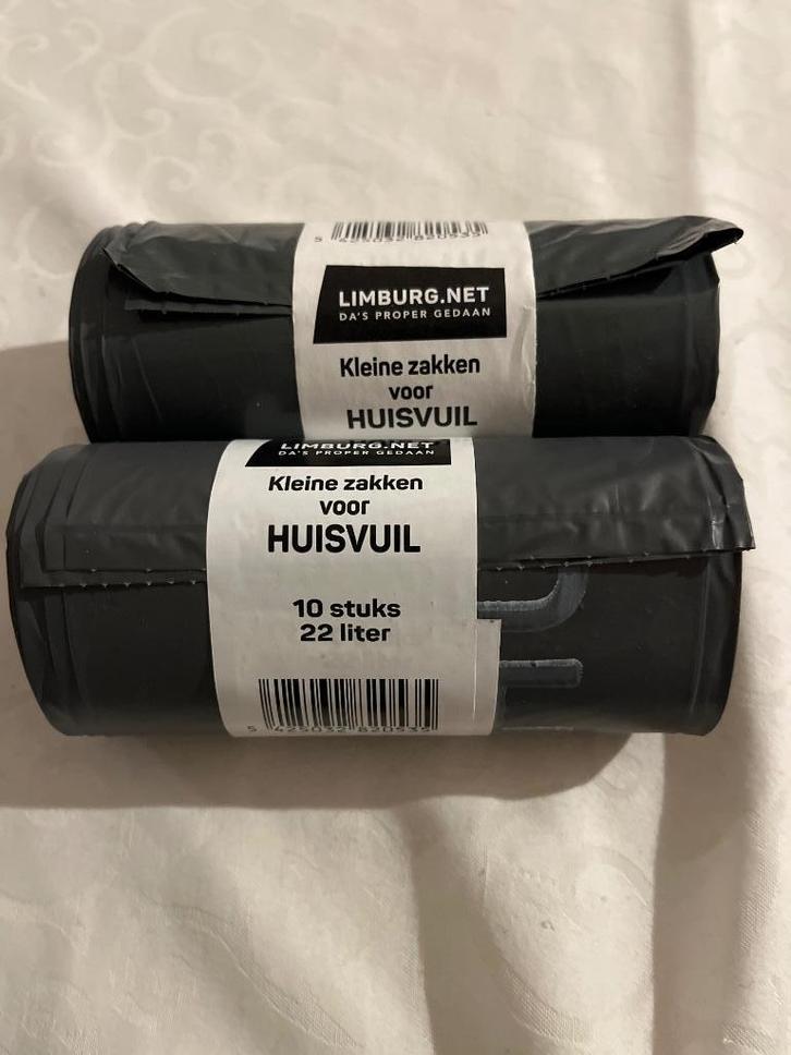 2 rollen van kleine zakken voor huisvuil in Limburg (22 l), Diversen, Levensmiddelen, Ophalen of Verzenden