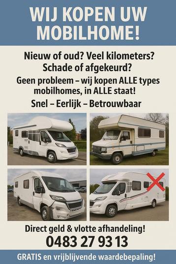 Aankoop mobilhome 0483279313, Caravans en Kamperen