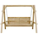 Banc balançoire 205x150x157 cm bois de pin imprégné, Enlèvement ou Envoi, Neuf